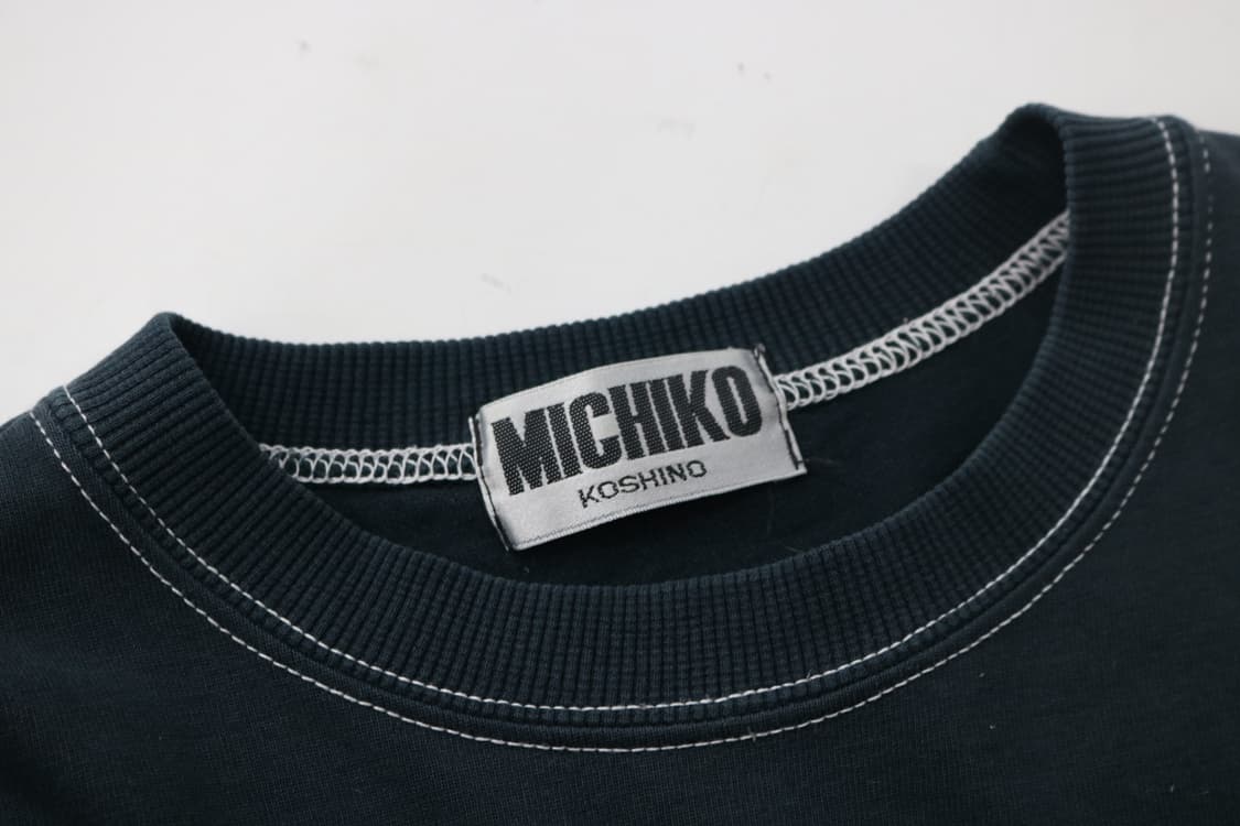 미치코런던 빈티지 스티치 로고 프린트 롱슬리브 티셔츠 (M) 상품이미지8