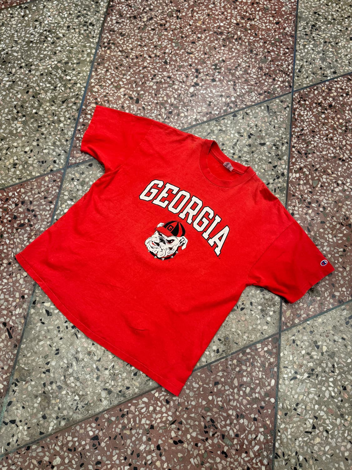 90s 챔피온 Georgia 불독 티셔츠 (2XL) 상품이미지2