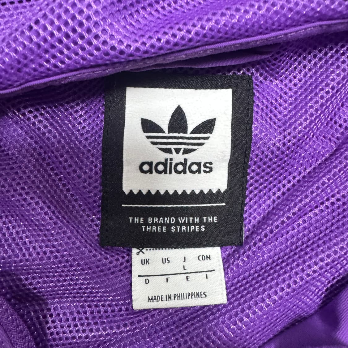 ✨ (바배) 아디다스 퍼플 민트 배색 바람막이 상품이미지3