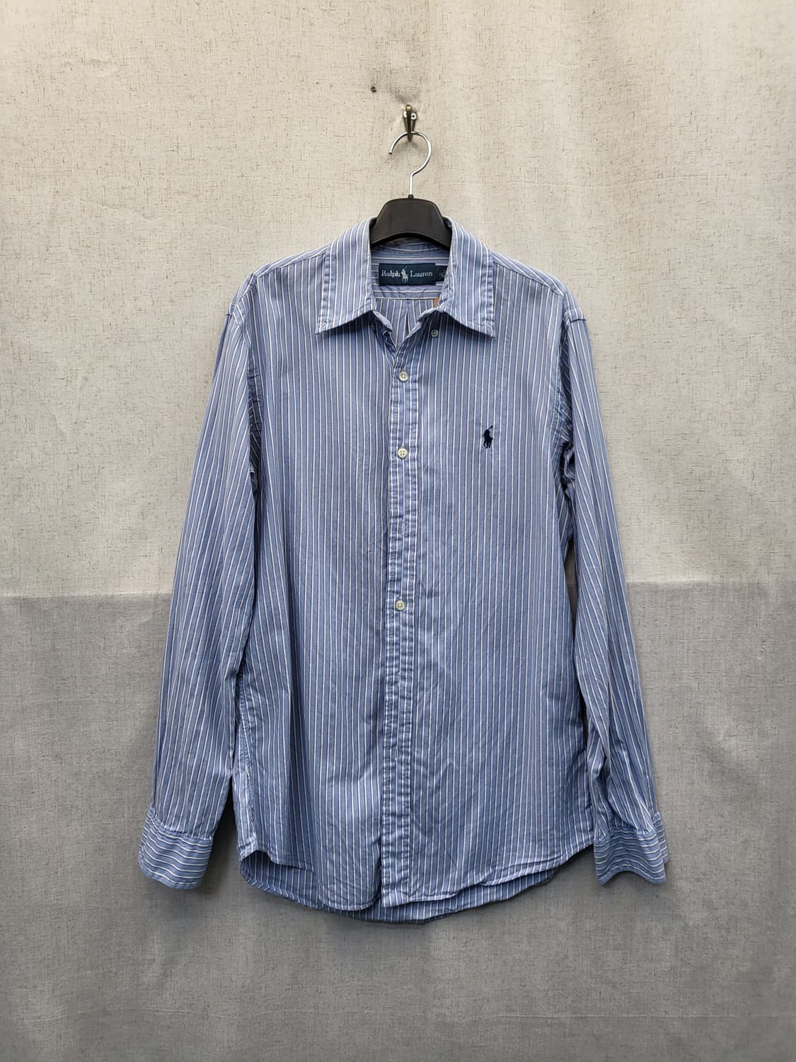 폴로 랄프로렌 스트라이프 셔츠 블루 상품이미지1
