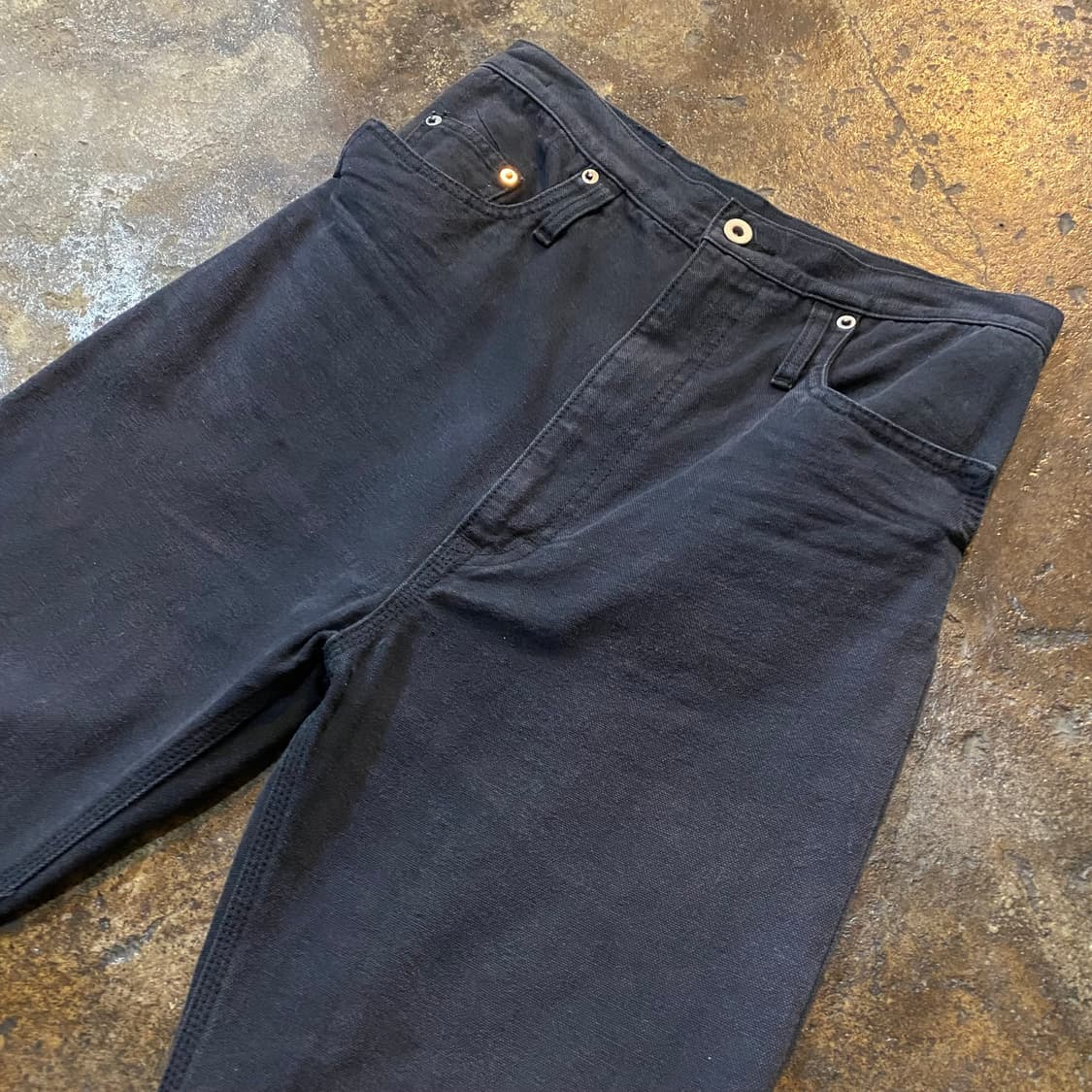 (2) kozaburo 에이징 부츠컷 3D 팬츠 상품이미지2