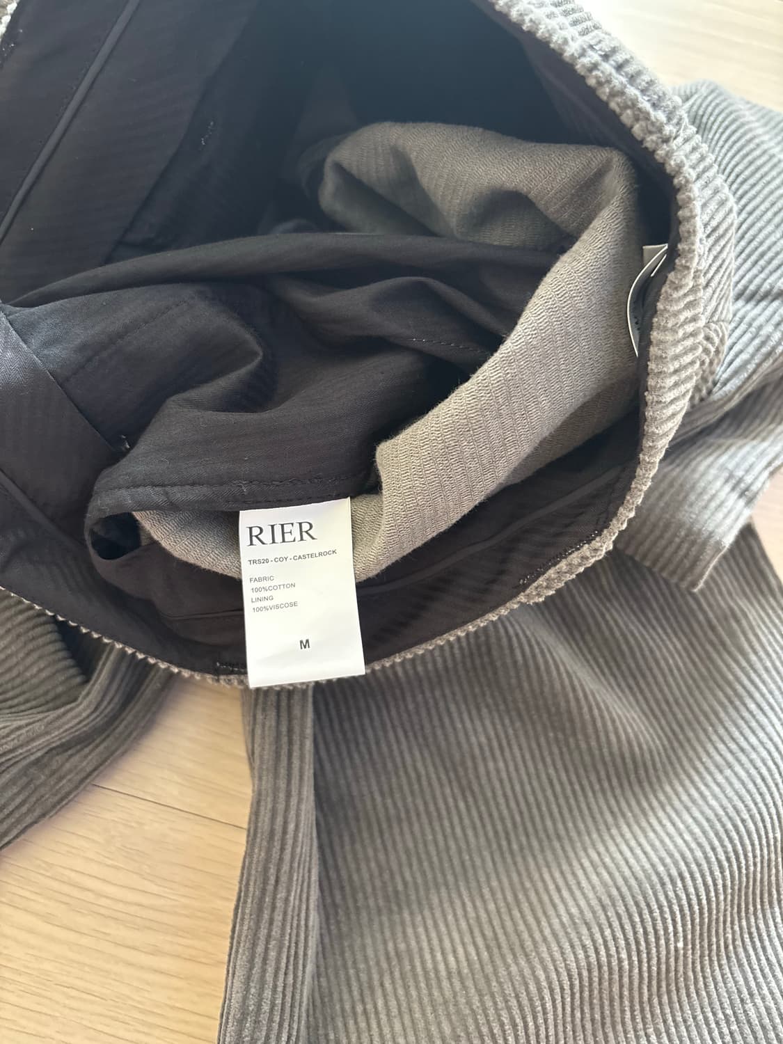 [M] 리에르 Casterlock 코듀로이 팬츠 상품이미지4