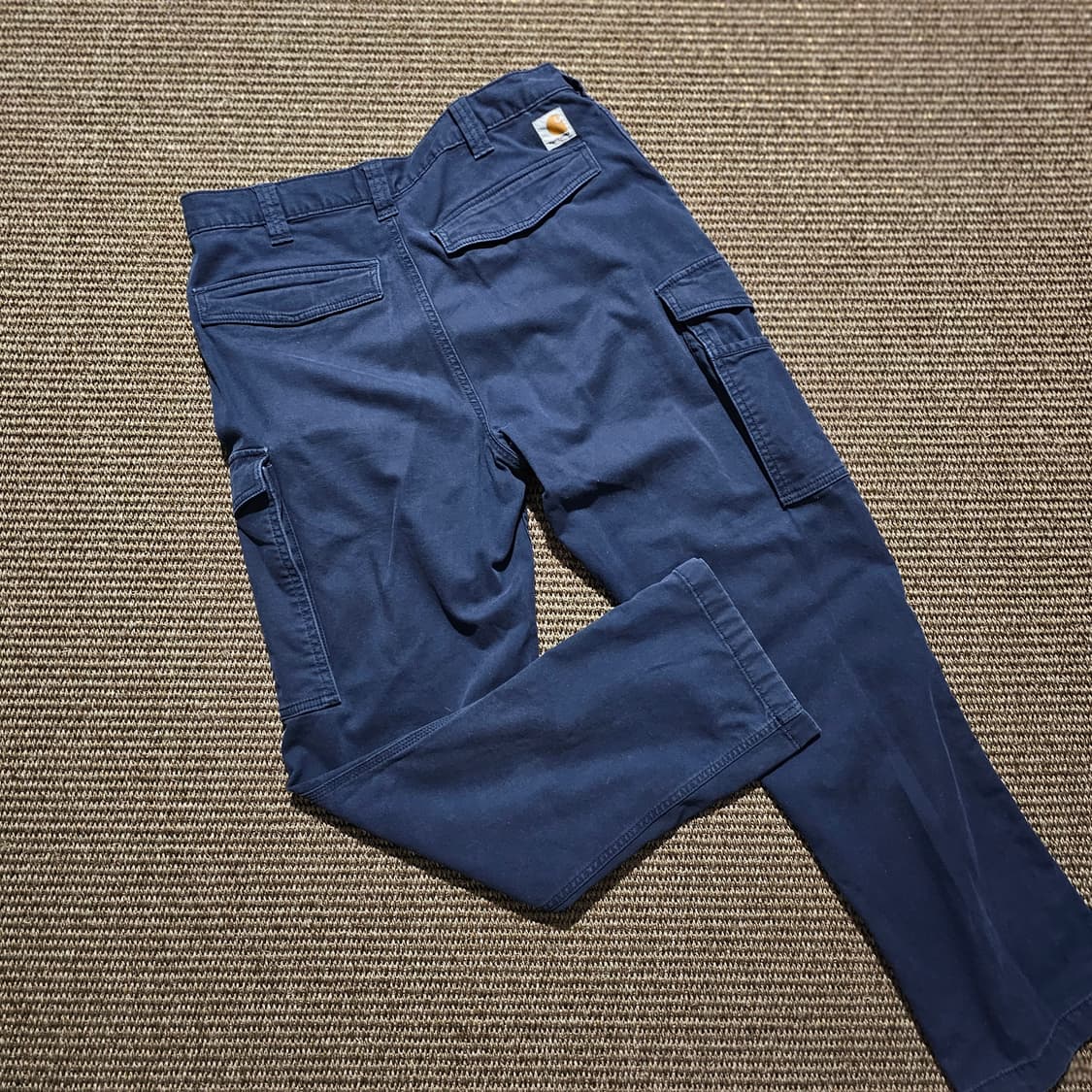 칼하트 카고 워크팬츠 네이비 상품이미지2