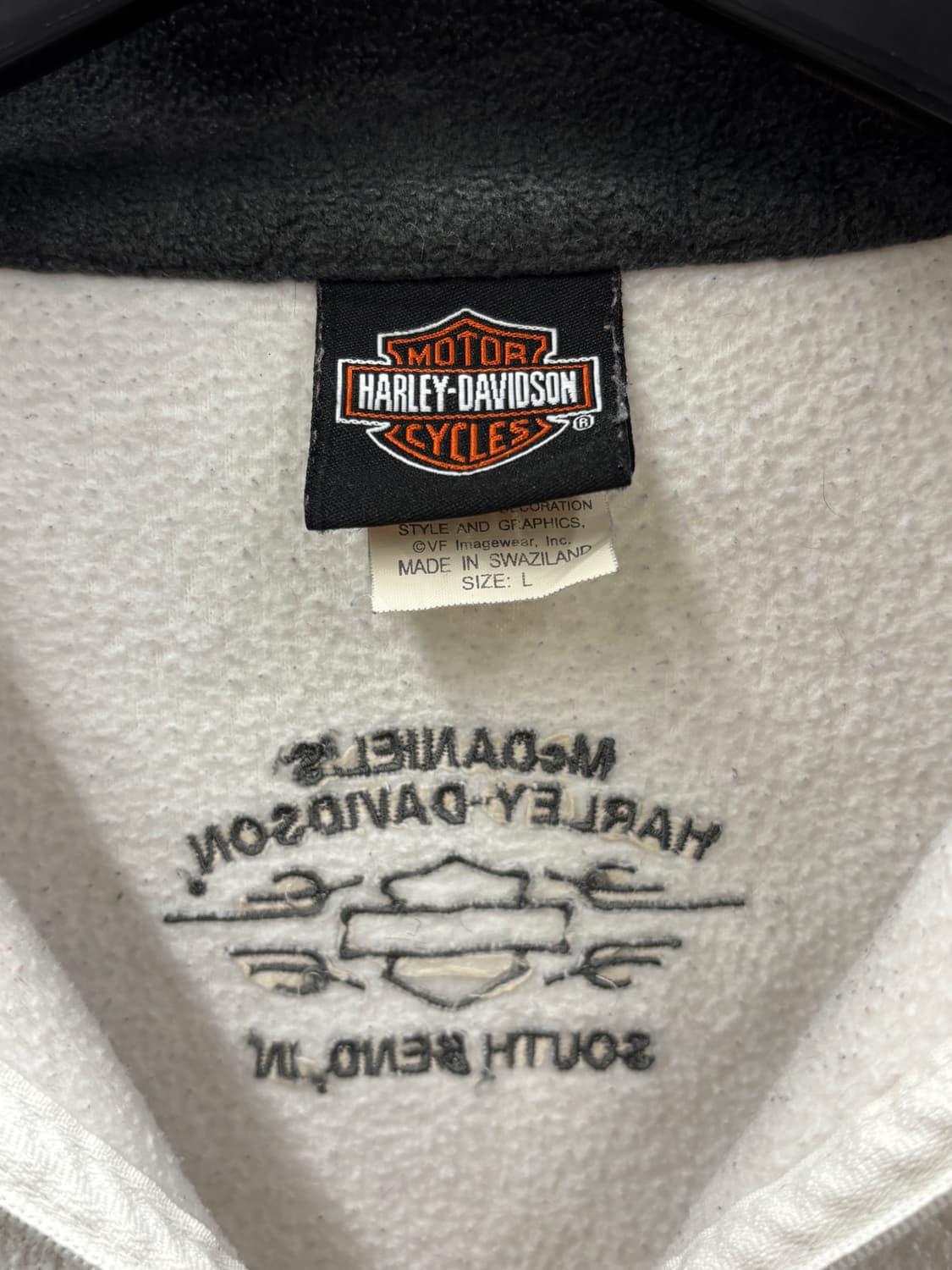 할리데이비슨 반집업 플리스 L 상품이미지3