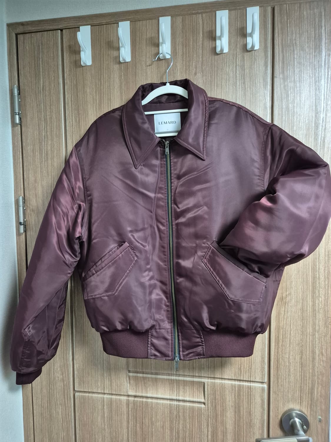 르마드 MA-1 숏 자켓 버건디 2 사이즈 상품이미지2