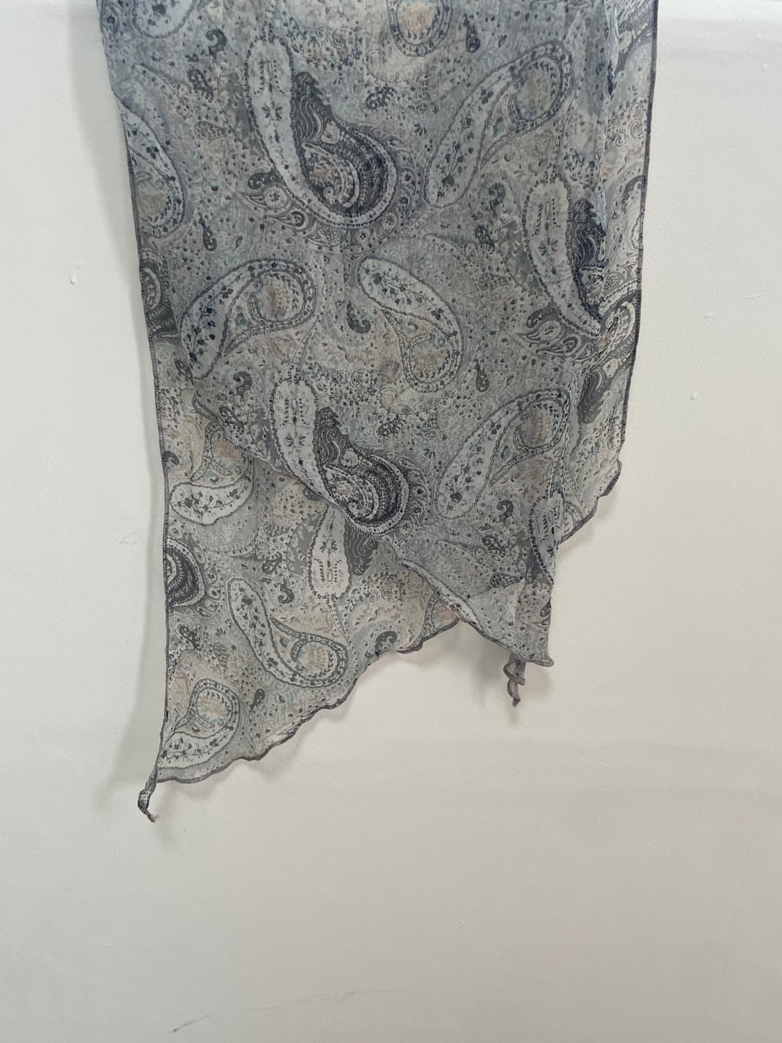 빈티지 페이즐리 실키 스카프 J03555 상품이미지1