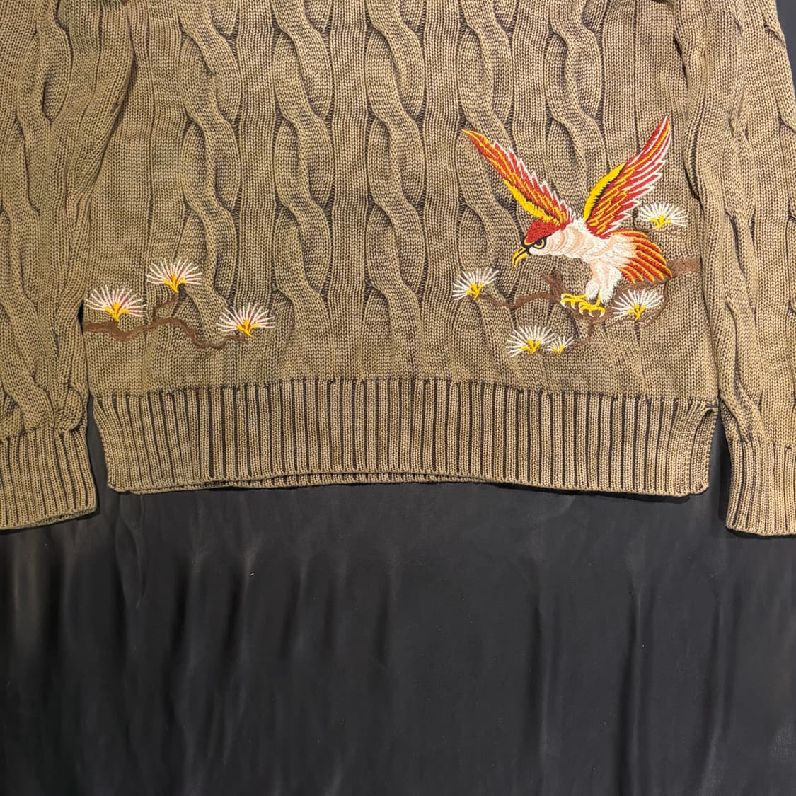 폴로 랄프로렌 밀리터리 아카이브 패치 자수 니트 상품이미지5