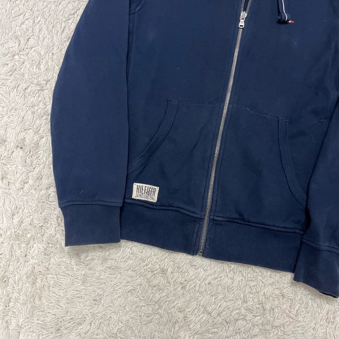 Tommy Hilfiger Navy Hood Zip-up 상품이미지5