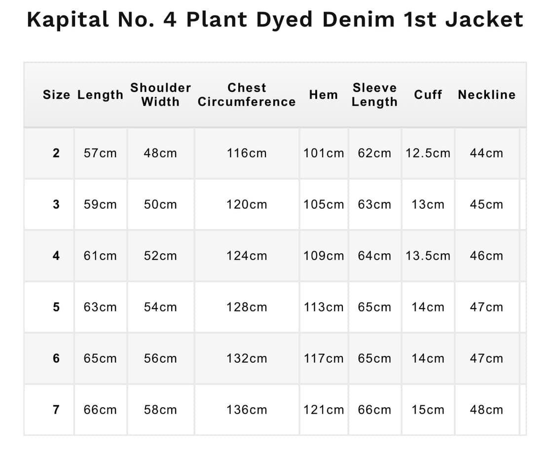 캐피탈 No.4 plant dyed Denim 1st jacket 상품이미지6