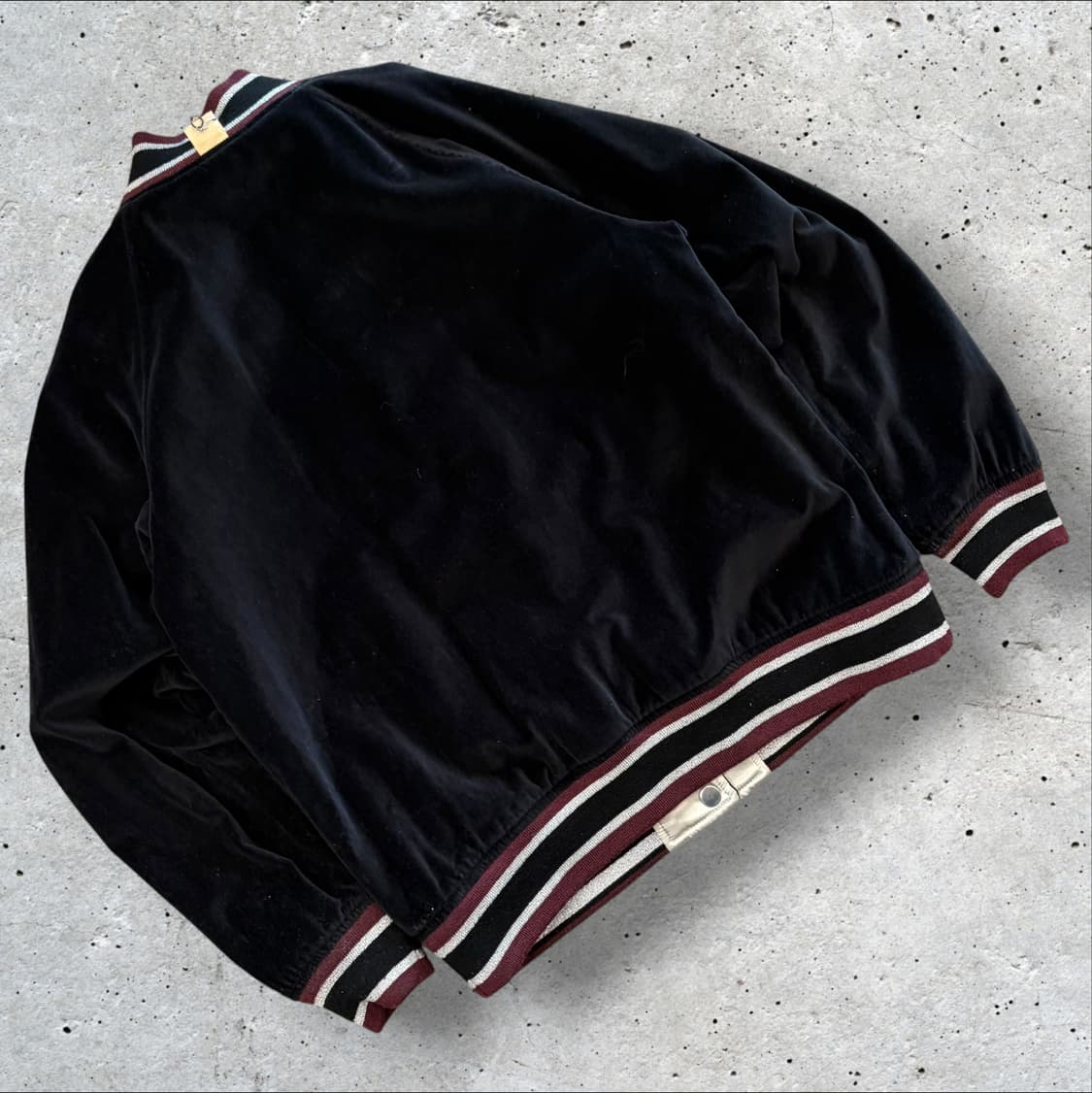 [S] 리바이스 치타 리버시블 스카쟌 자수 새틴 봄버 실버 D802 상품이미지3