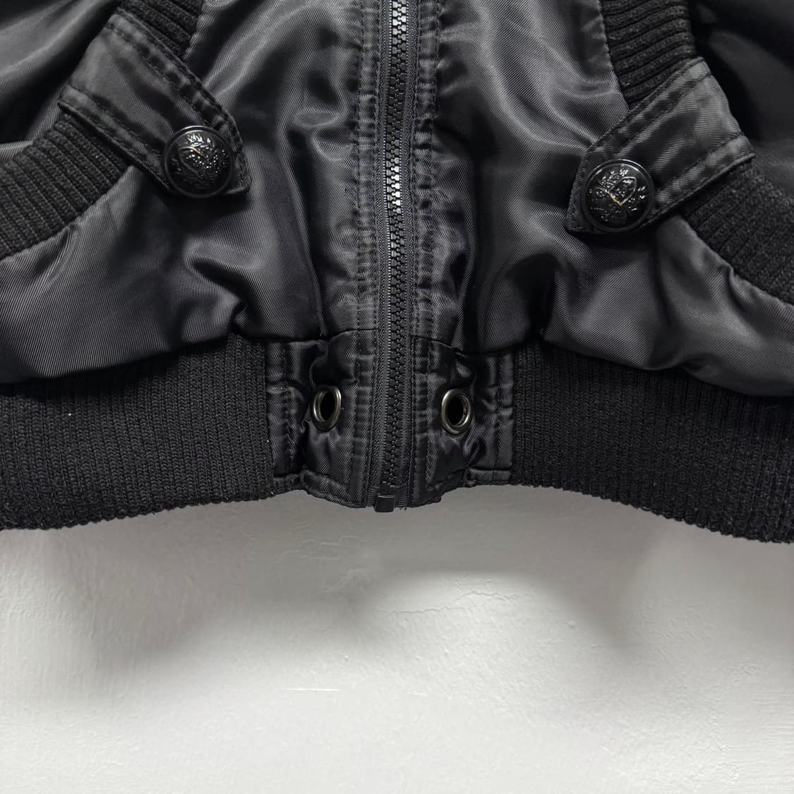 Y2K 셔링 디테일 하이넥 자켓 상품이미지4