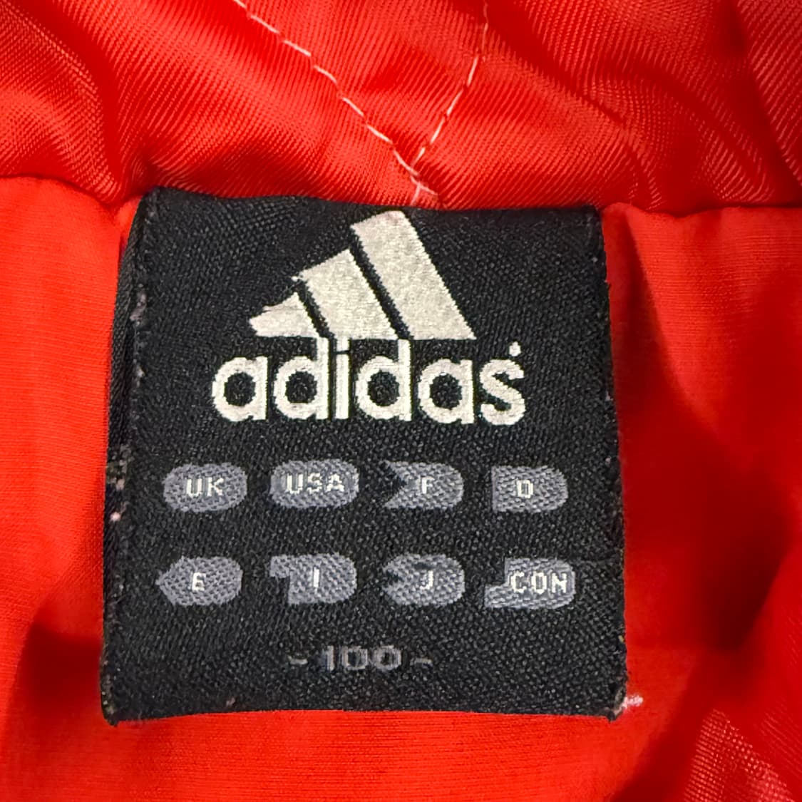 [정품/100] 아디다스 빨간색 후드 바람막이 자켓 b16 상품이미지5