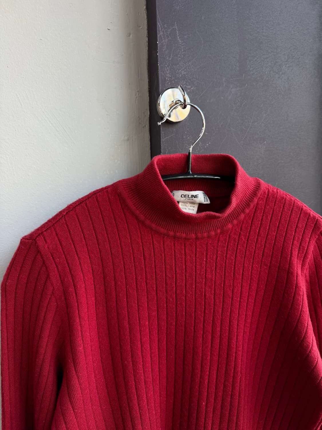 36/ 셀린느 90’s 골지 니트 상품이미지3