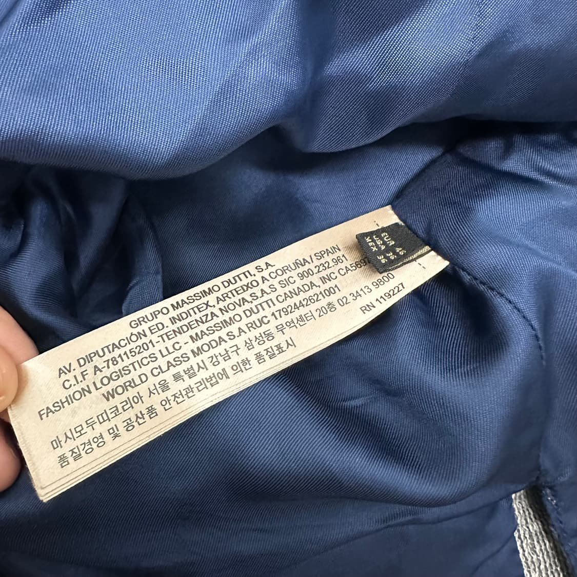 마시모두띠 블레이져 자켓 US 36사이즈 상품이미지10