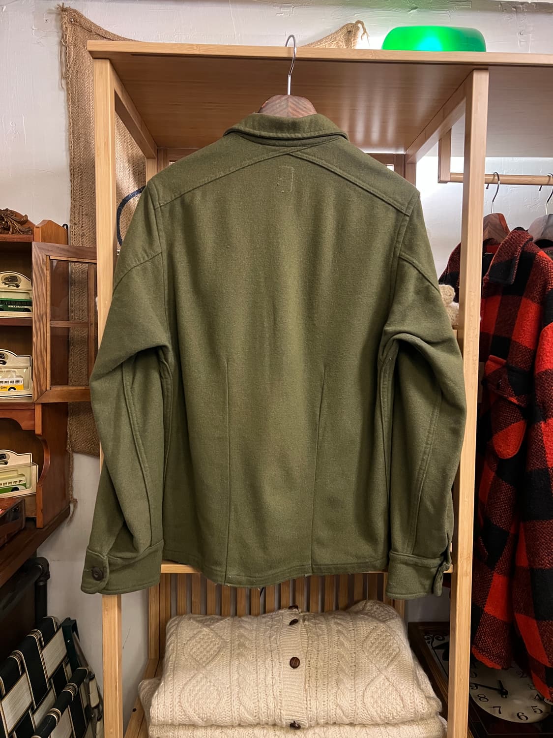 [S]60's 오리지널 U.S ARMY 미군 CPO 오피서 울 셔츠 상품이미지7