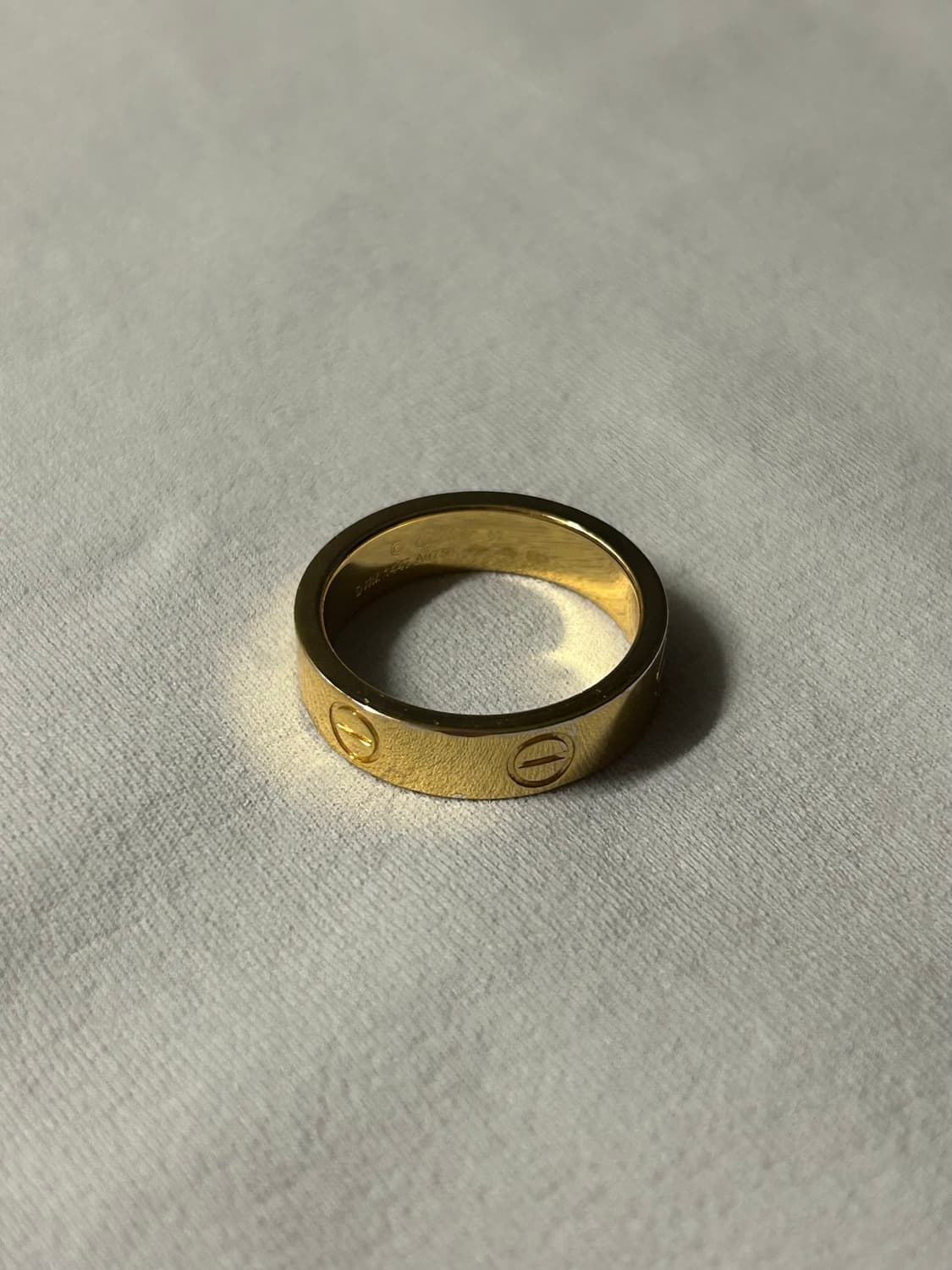 18k 까르띠에 러브링 금반지 옐로우골드 상품이미지2