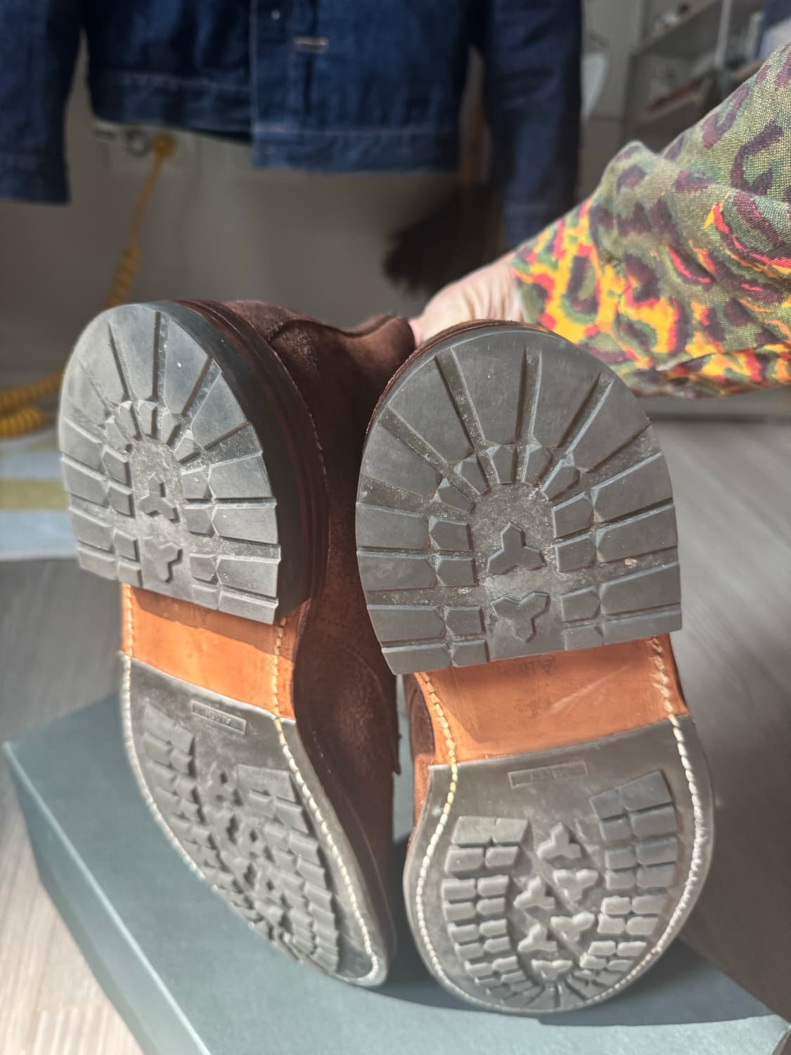 알든 4015HC 7d 팔러별주 토바코 인디부츠 팝니다. 상품이미지3