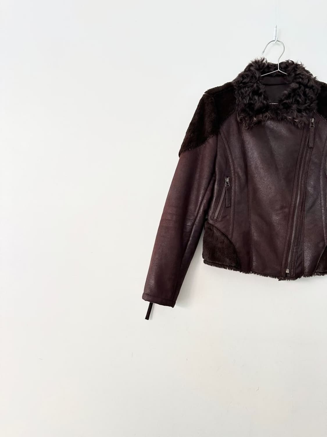 Bambi fur muston jacket / choco brown 상품이미지2