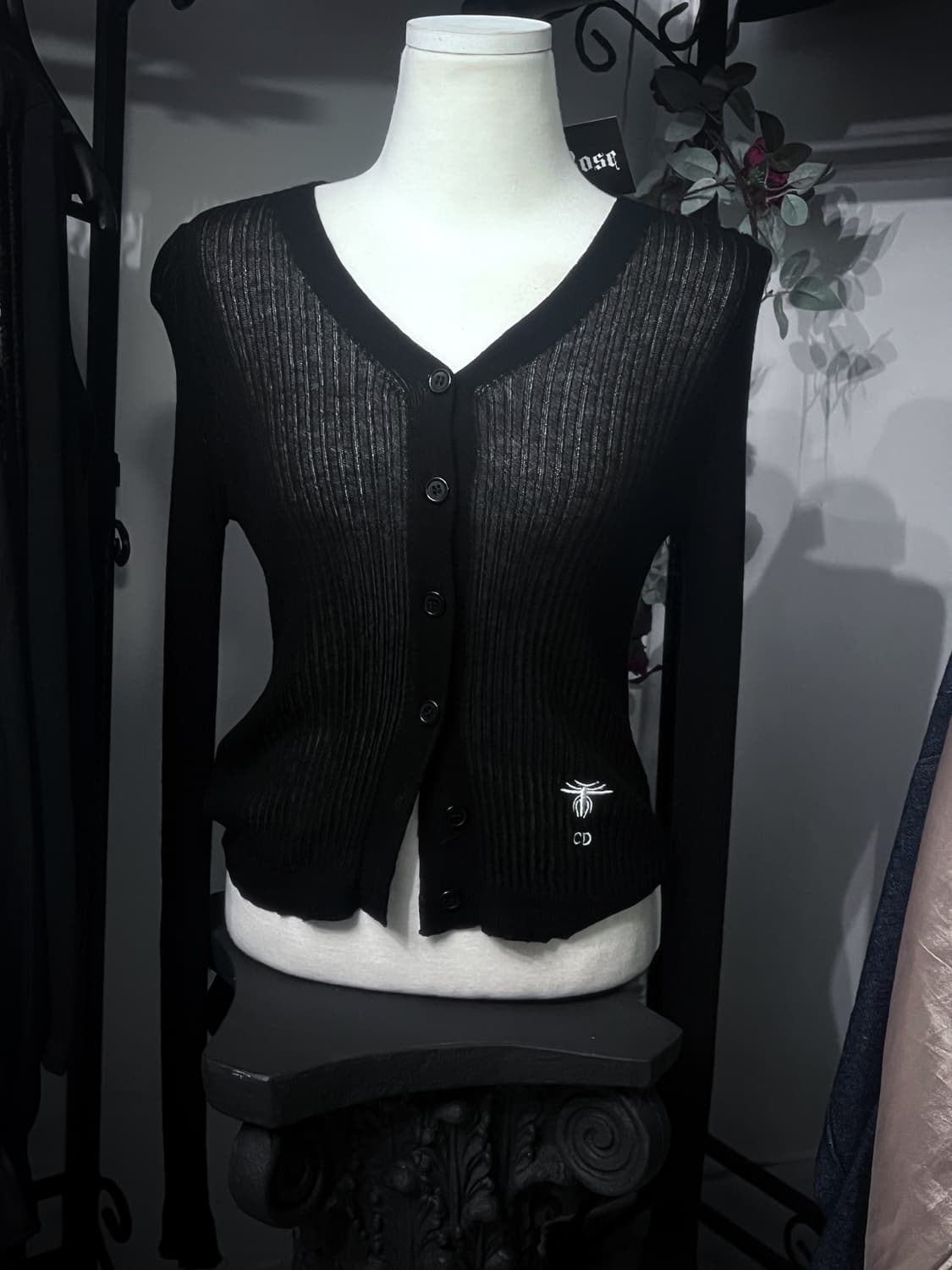 christian Dior 로고 블랙 가디건 상품이미지1
