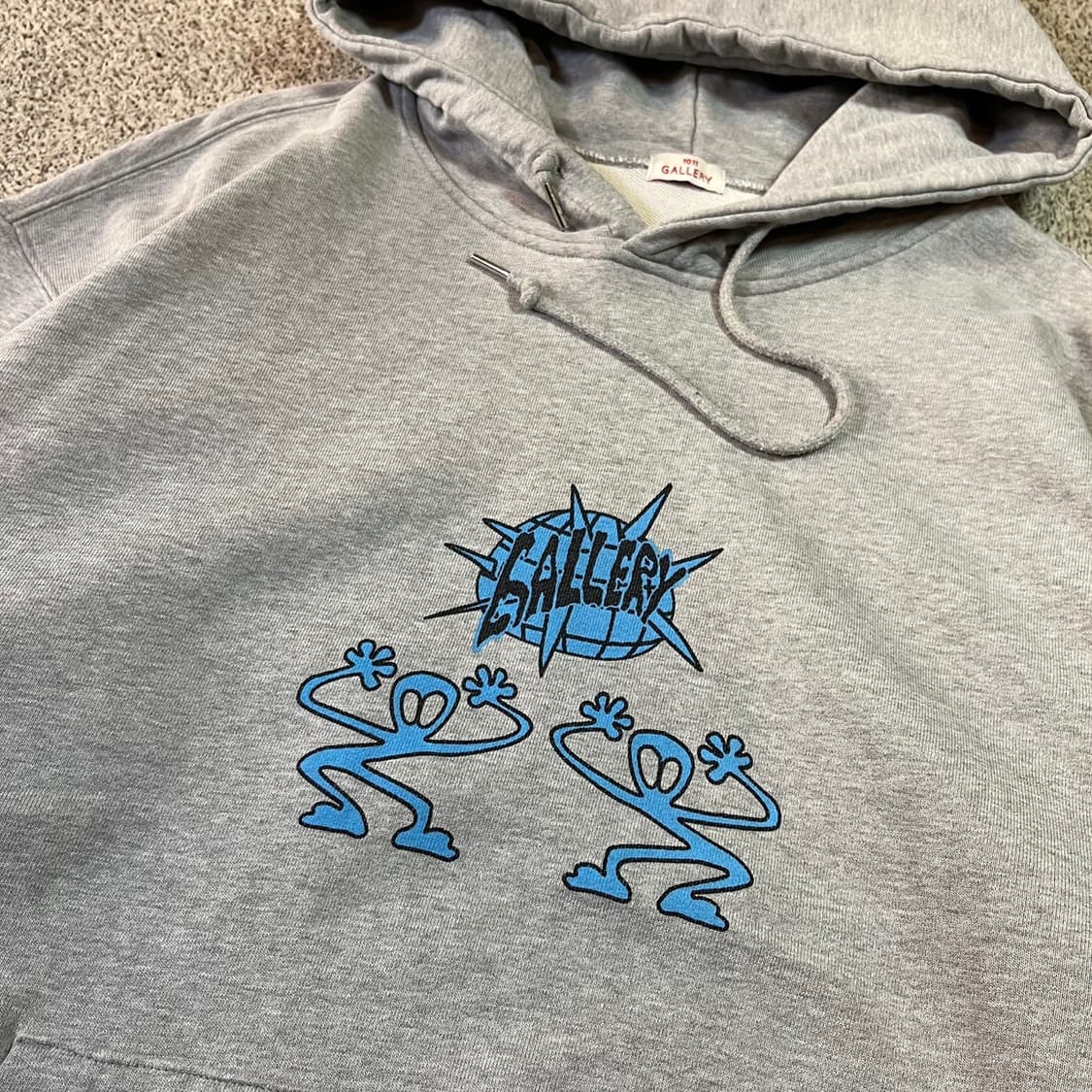 1011갤러리 빅로고 후드티 상품이미지2