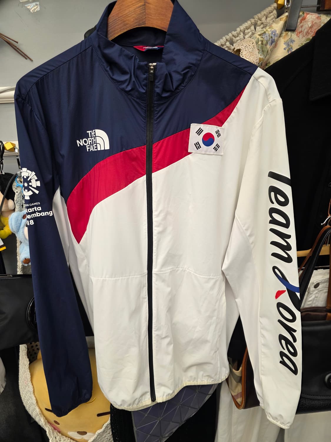 노스페이스 2018아시아 자카르타 국대 바람막이 XL 상품이미지1