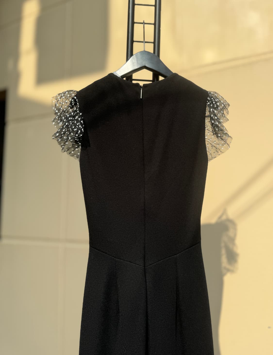 새상품 컨디션 Jason Wu 블랙 물방울 미디 원피스 사이즈 0(44사 상품이미지5