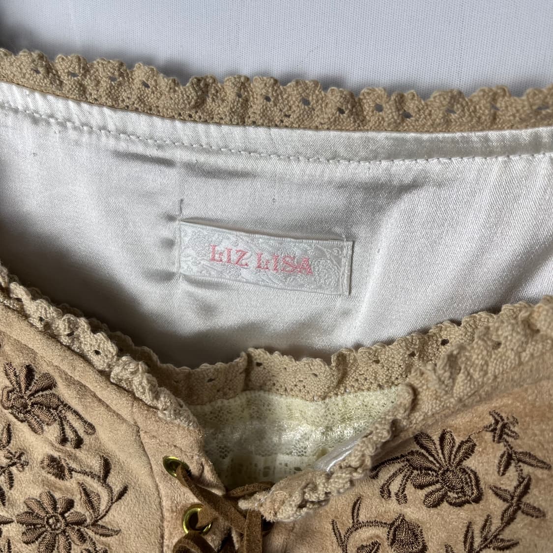 [LIZ LISA] 리즈리사 라떼,히메갸루 베스트 원피스 상품이미지5