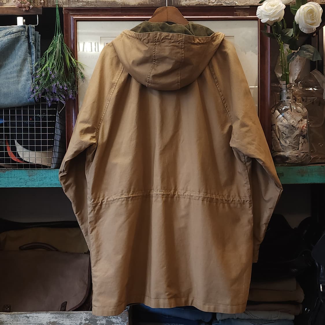 90s 폴로 하드 캔버스 밀리터리 파카 폴로 마운틴 파카 랄프로렌 L 상품이미지2