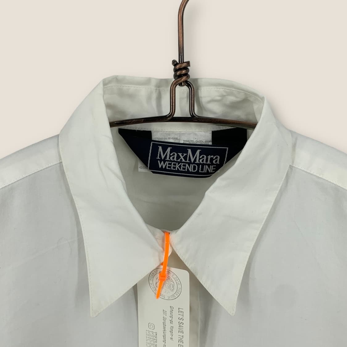 막스마라 크롭 코튼셔츠 상품이미지6