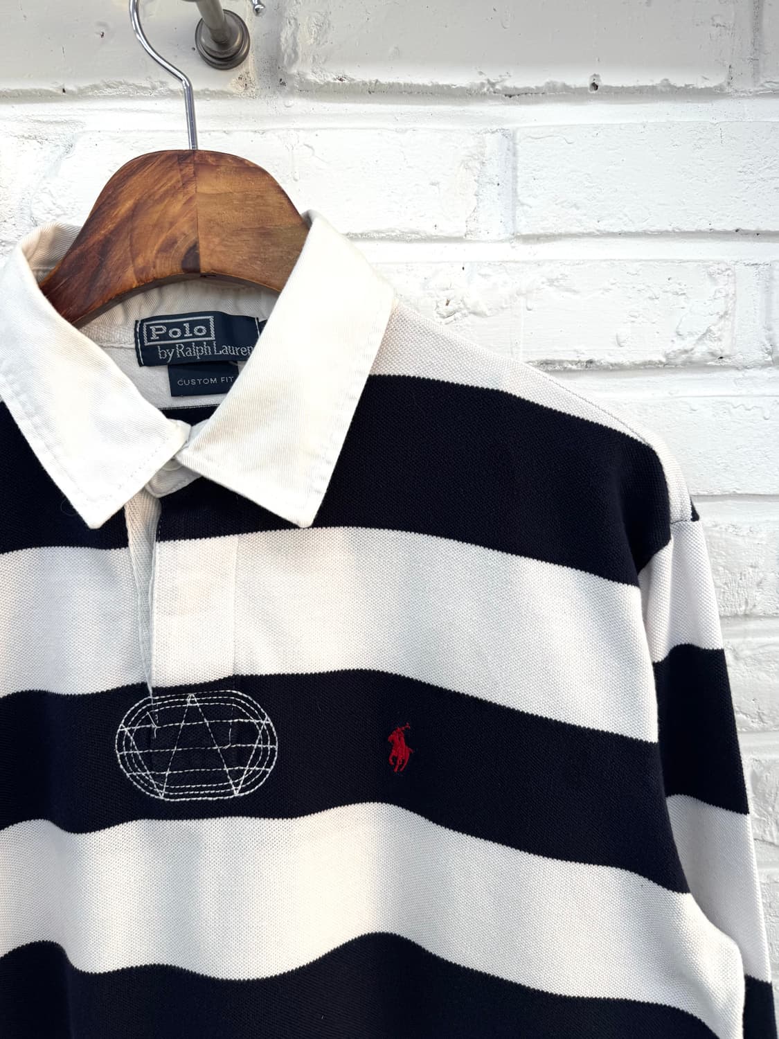 폴로 블루 화이트 스트라이프 pk 티셔츠 상품이미지4