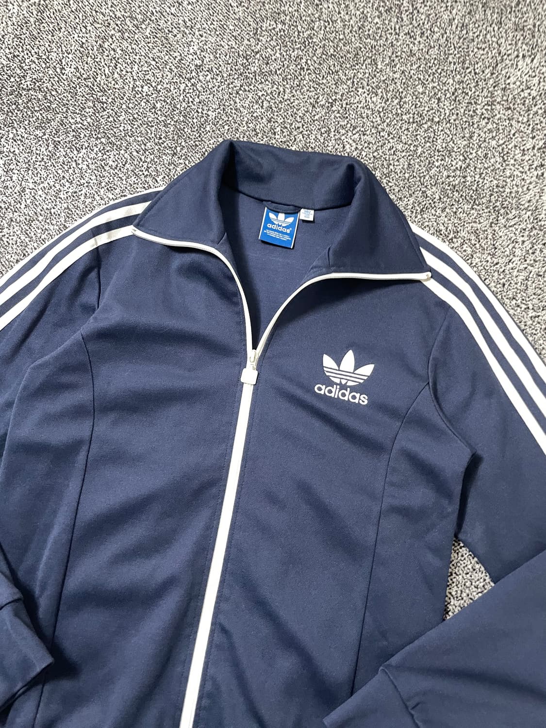 빈티지9. 아디다스 오리지널스 유로파 져지 트랙탑 네이비 트레이닝 상의 상품이미지2