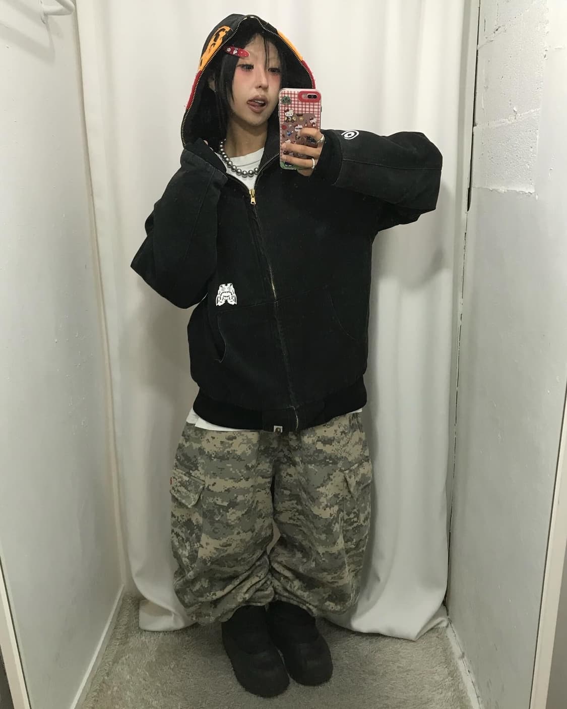 Bape Tiger Hood Work Jacket 상품이미지5