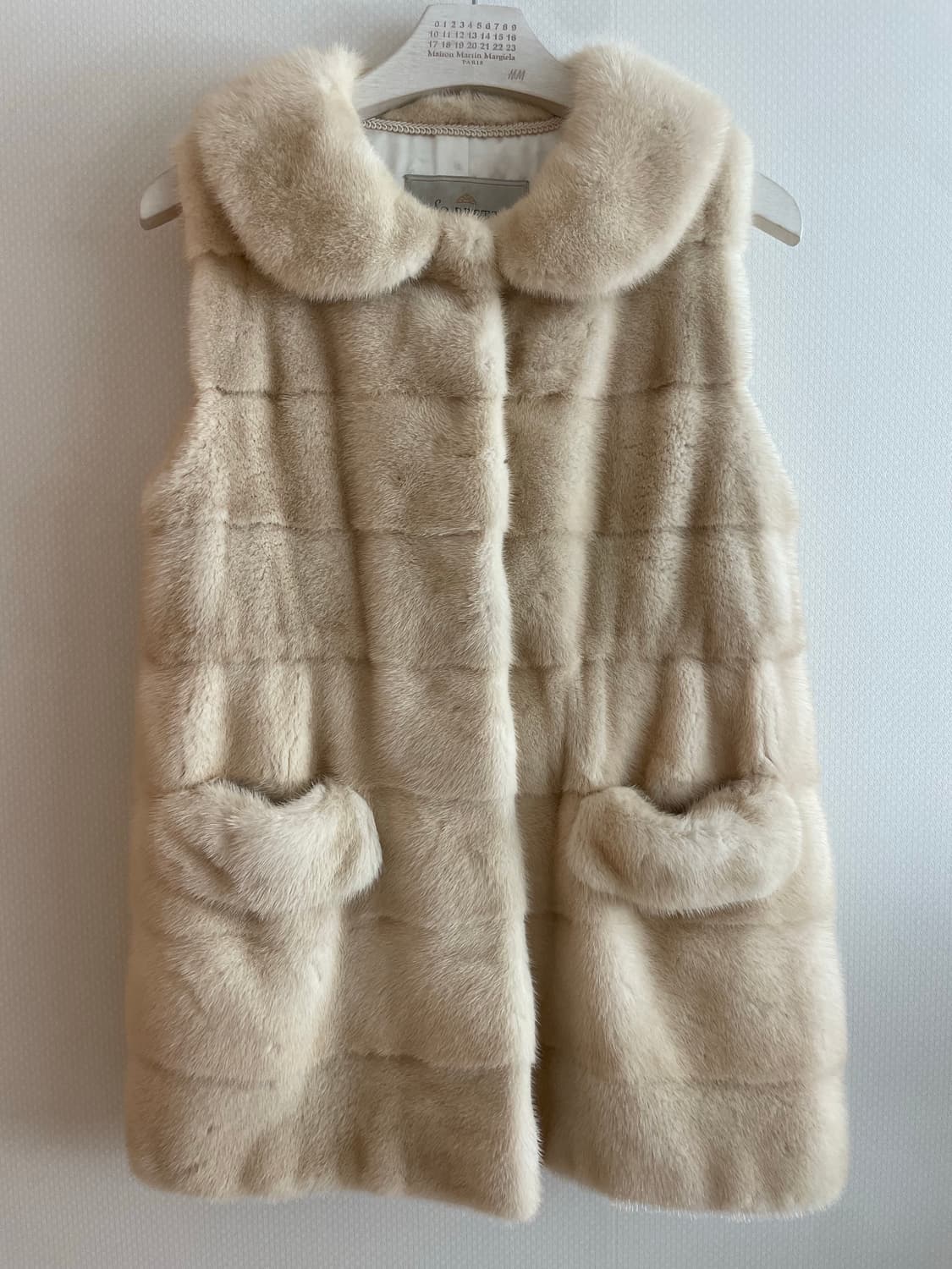 So Pretty (근화모피) 밍크 베스트 아이보리 상품이미지1