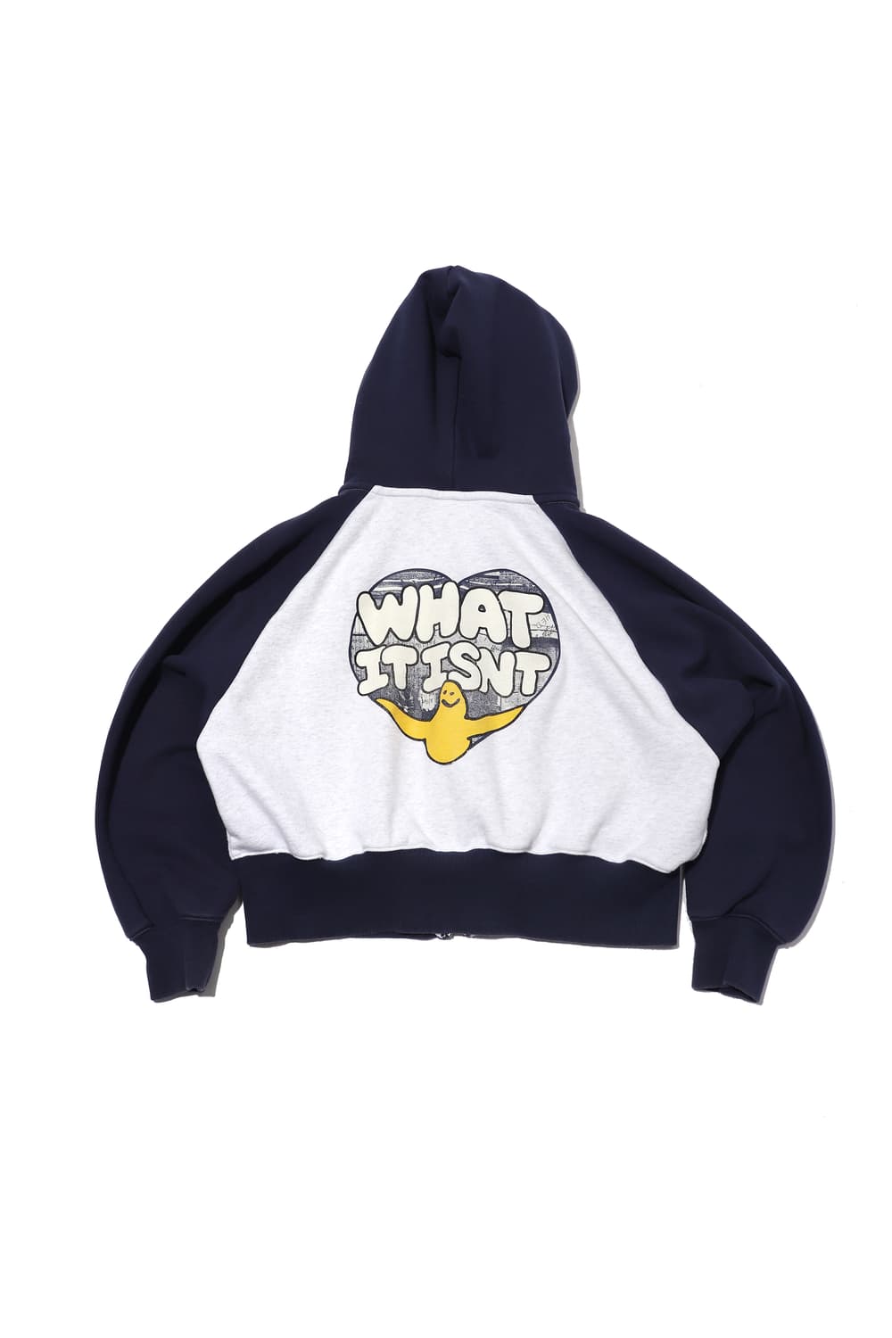 WHATITISNT 와릿이즌 투웨이 크롭 후드 집업 women Free 상품이미지3