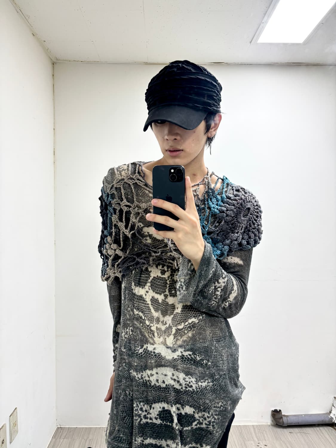 “Vintage” net Scarf 상품이미지1