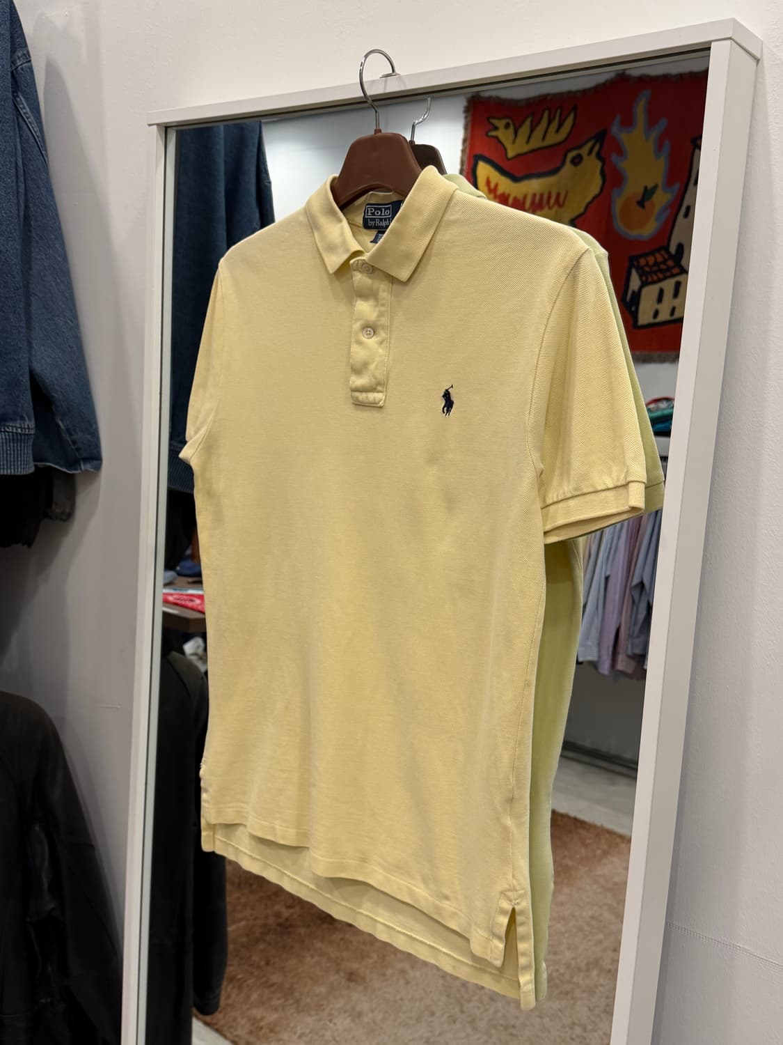 Polo RL 폴로 랄프로렌 pk 반팔 티셔츠 (Yellow) 상품이미지1