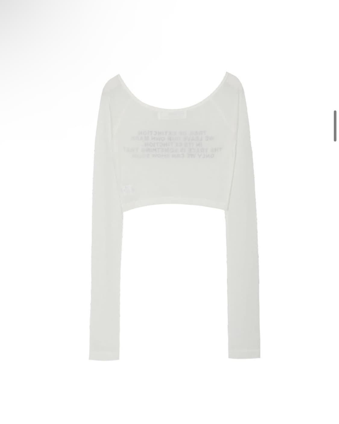 보헤미안서울 크롭 프린트 롱 슬리브 상품이미지3