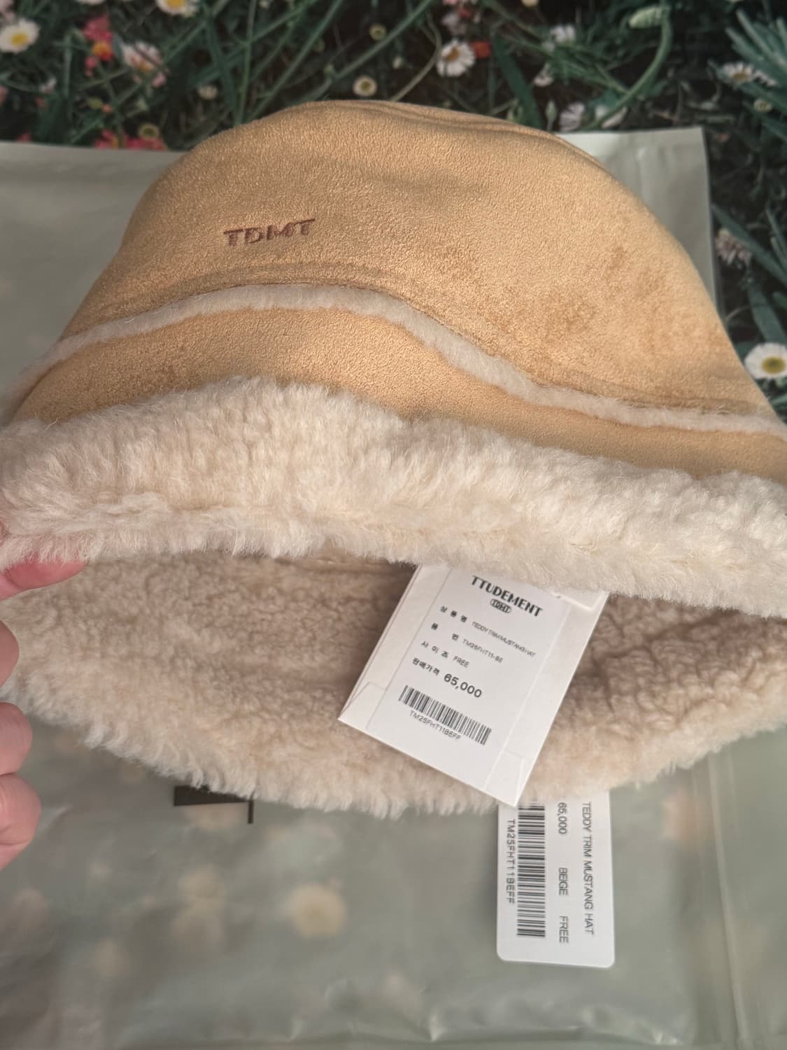 [새상품] 튜드먼트 TEDDY TRIM MUSTANG HAT_BEIGE 상품이미지2