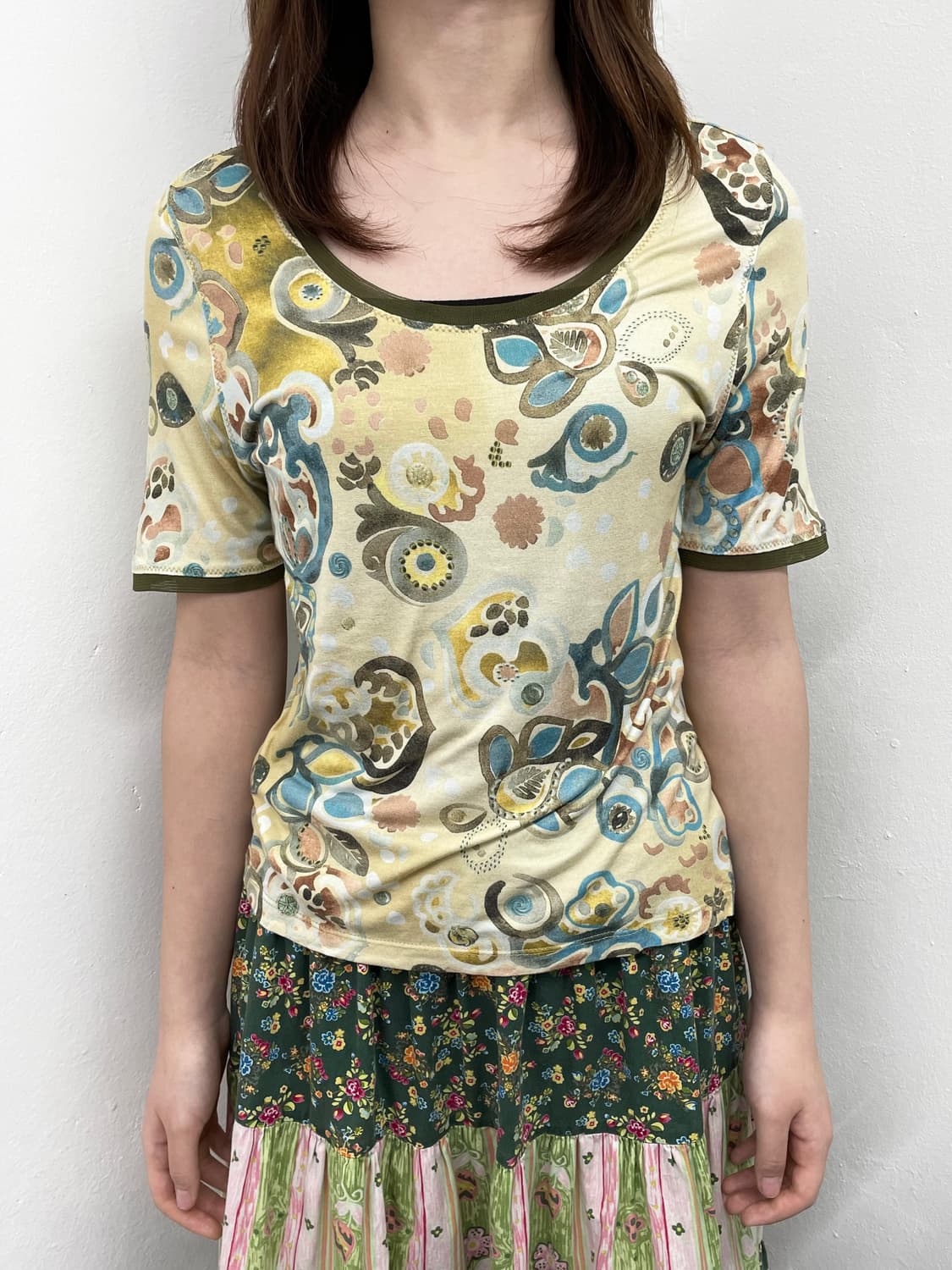 페어리 에스닉 패턴 탑 상품이미지3