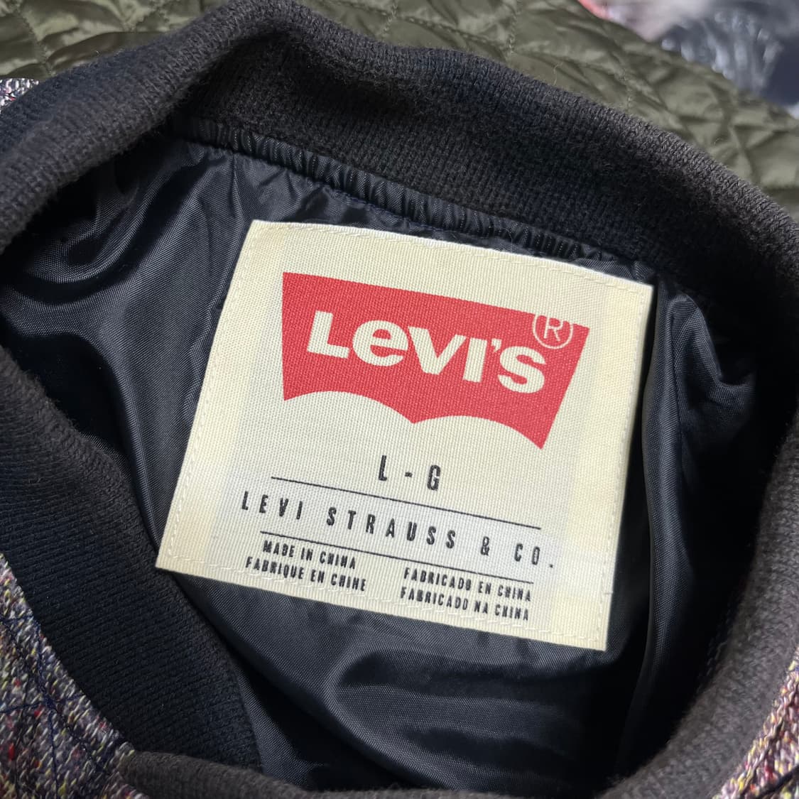 리바이스 퀼팅 경량 패딩 상품이미지2