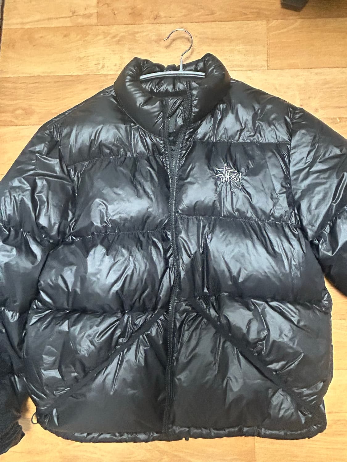 스투시 마이크로 립스탑 다운 자켓 제트 블랙 상품이미지1