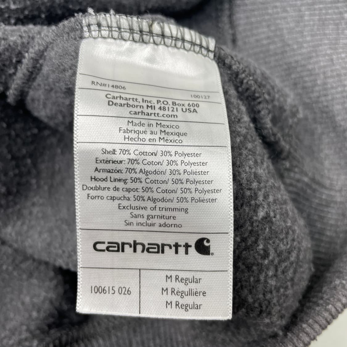 칼하트 기모 후드 티 상품이미지6