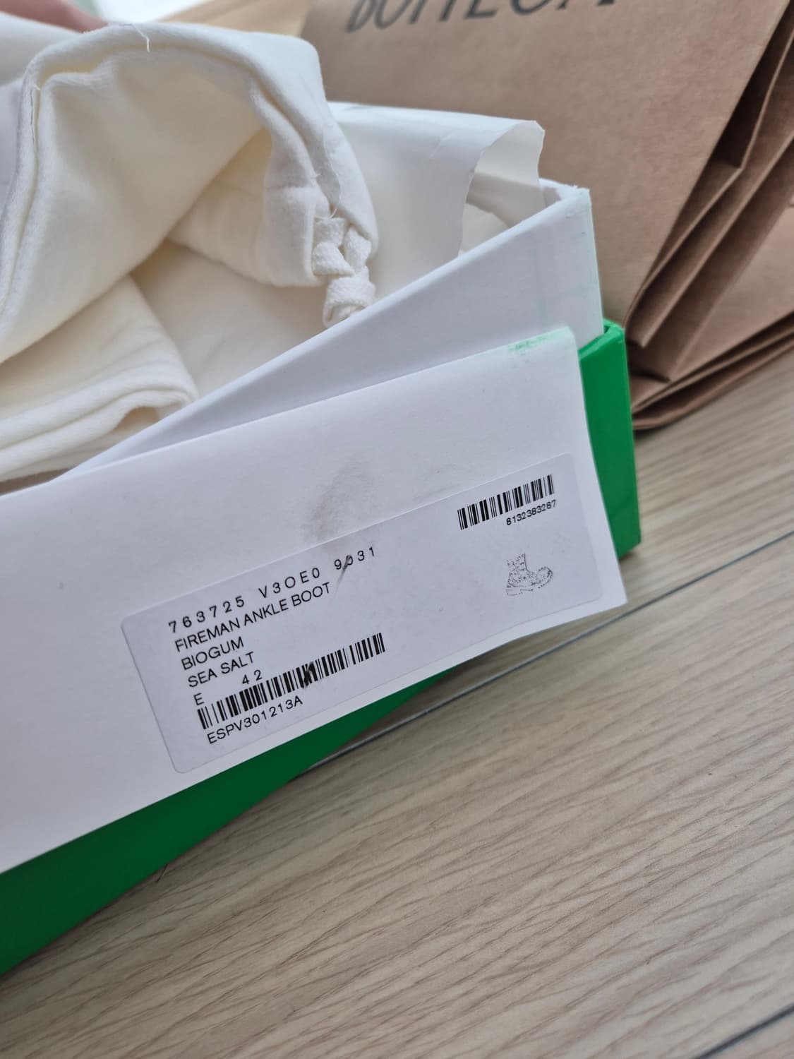 보테가베네타 인트레치아토 파이어맨 퍼들 부츠 
씨솔트 색상 42 상품이미지3