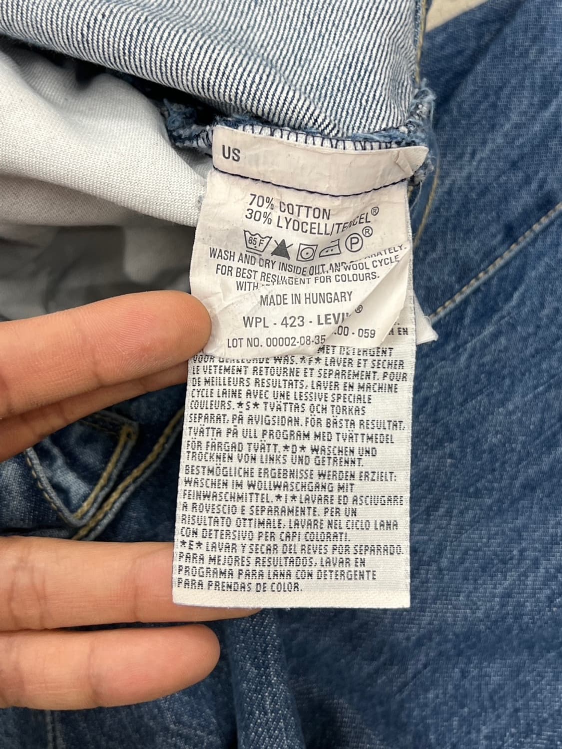 리바이스 00s 엔지니어드 신치백 데님 팬츠 / 32 x 31 상품이미지7