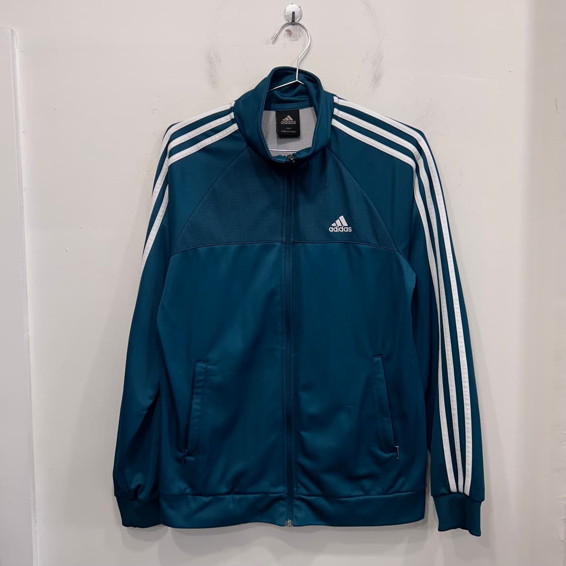 아디다스 올드스쿨 래글런 딥그린 트랙탑 져지 상품이미지2