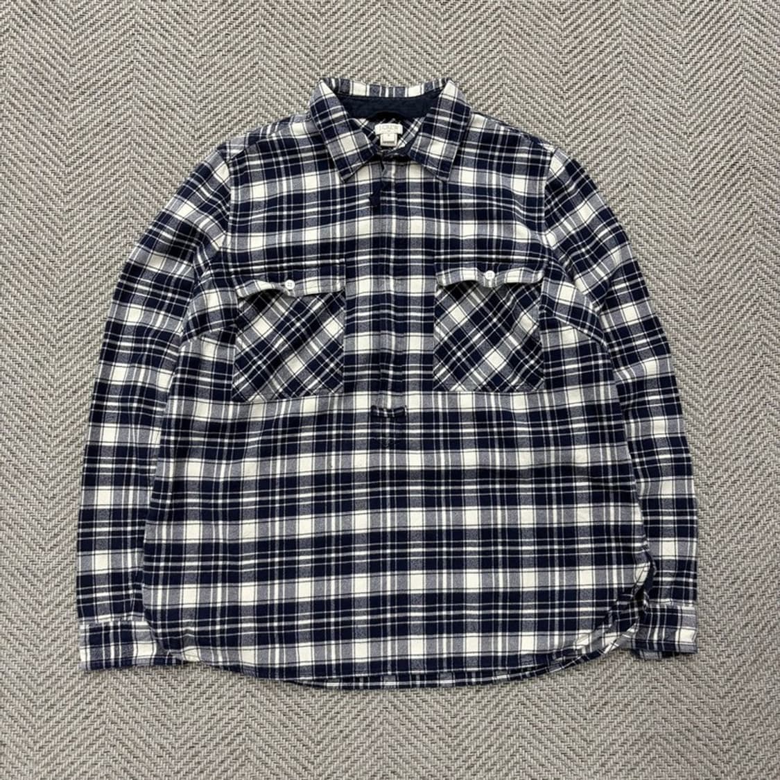 제이크루 반집업 체크 셔츠 v2370 상품이미지1