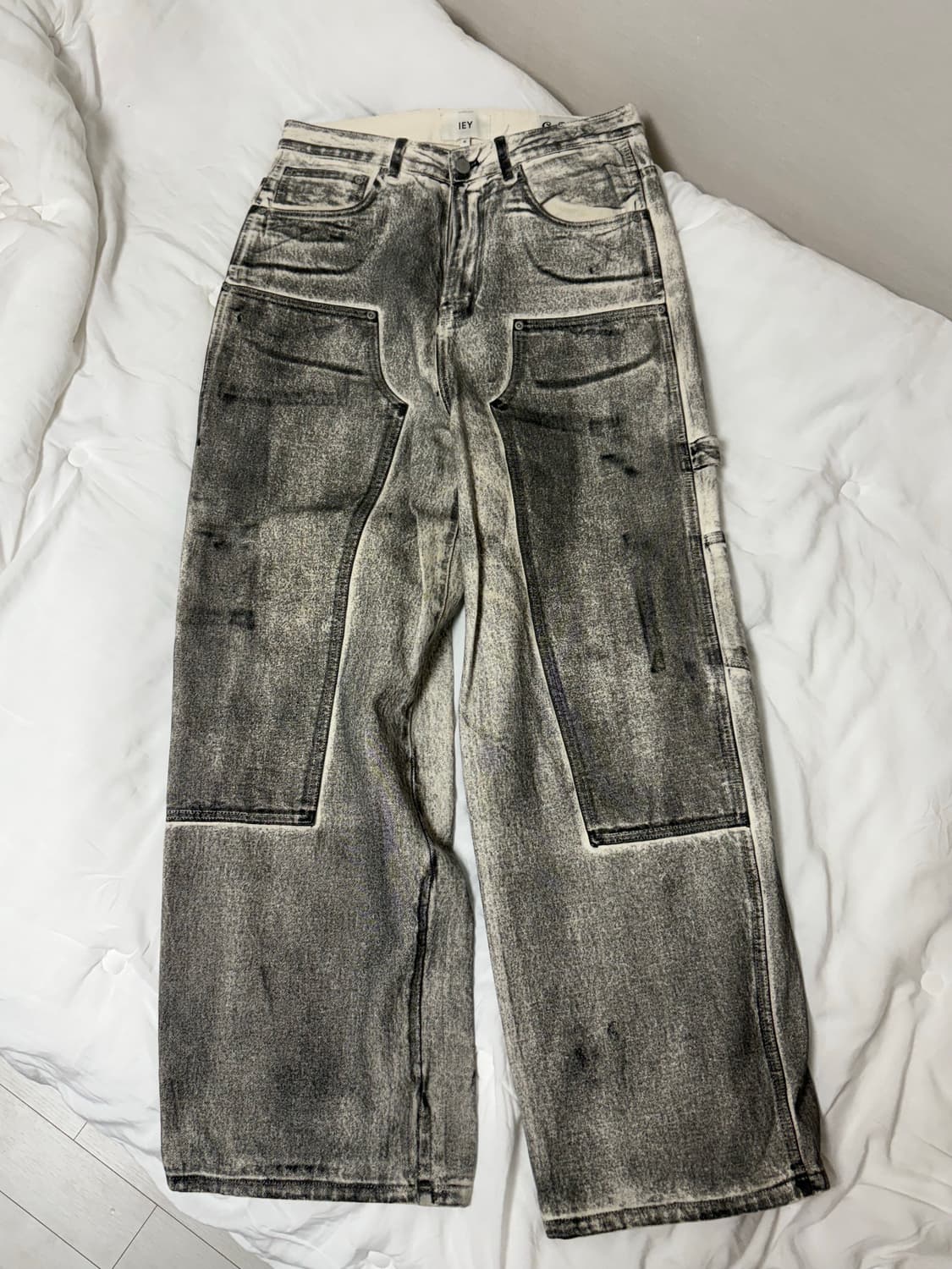 Iey 더블니 더티 카펜터 데님 (M) 상품이미지2