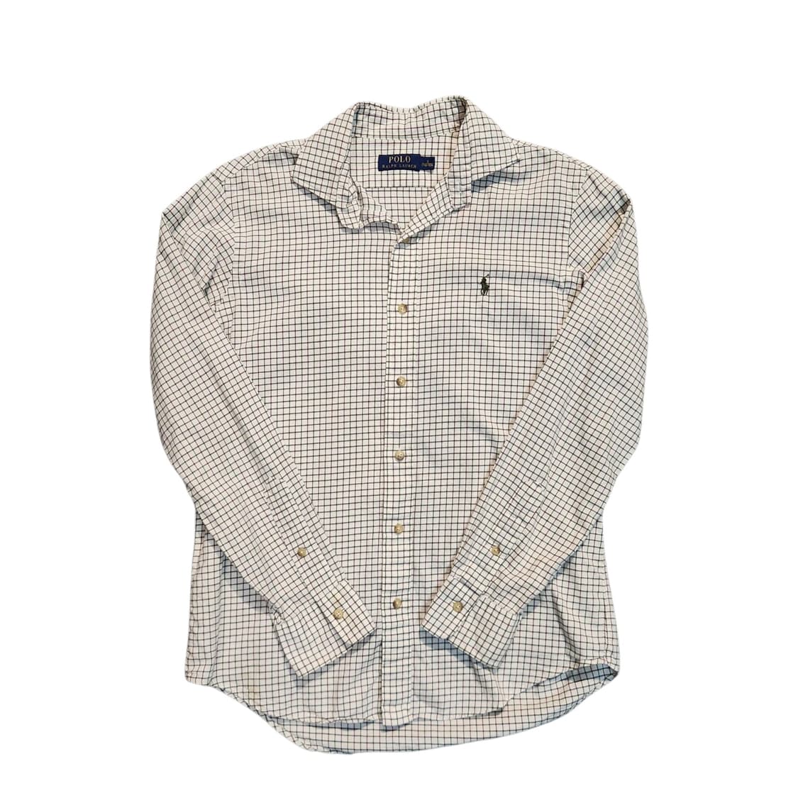 폴로 랄프로렌 체크 긴팔 셔츠 (S) 상품이미지1
