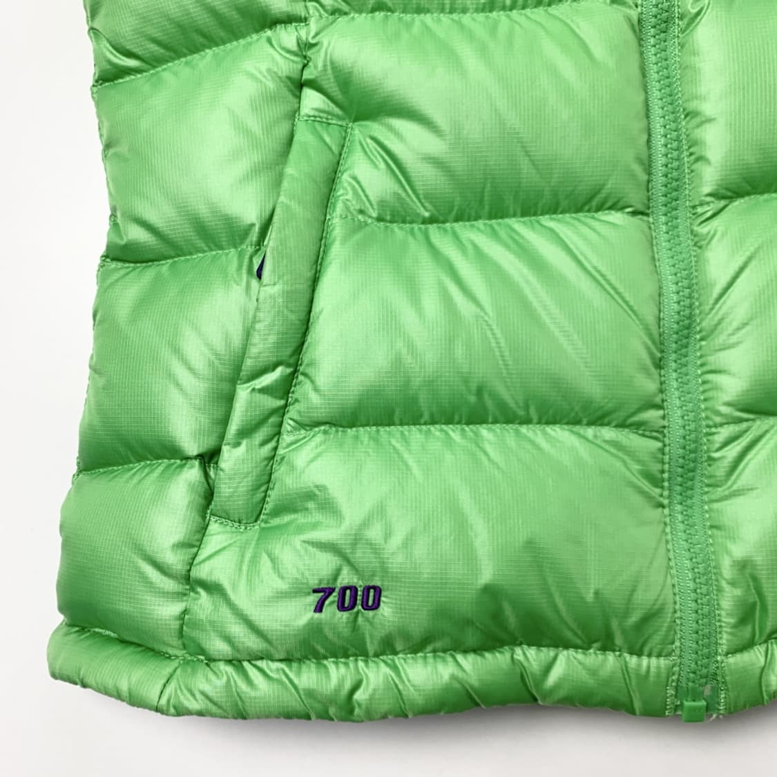 [M/정품] 나노스페이스 700 여성 그린 눕시 패딩조끼 상품이미지4