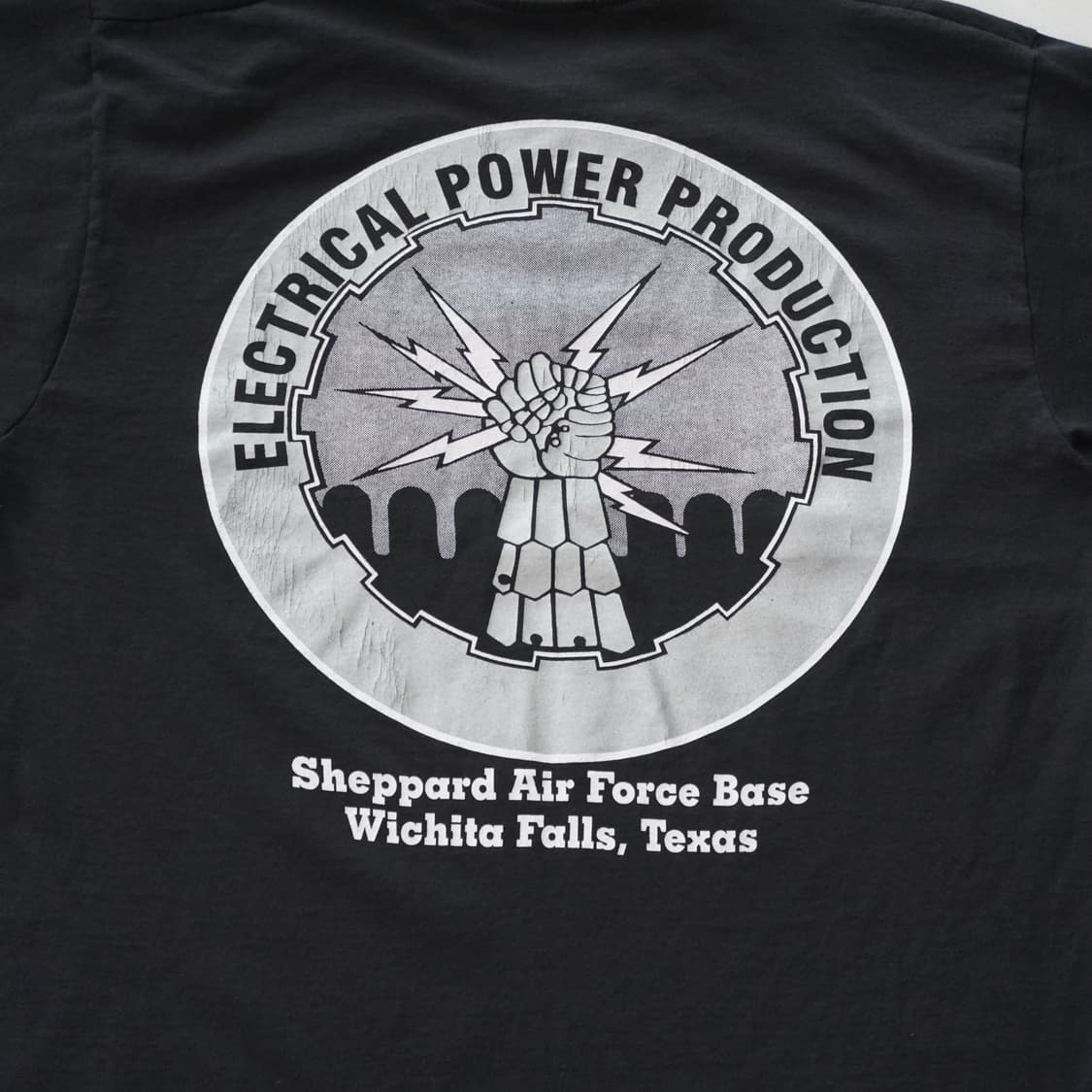 90s 미공군 366 전공대대 "POWER PRO" 싱글스티치 티셔츠 상품이미지7